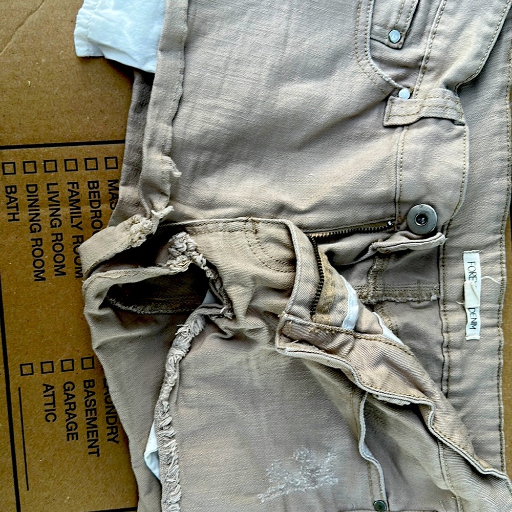 Beige shorts